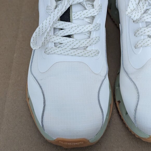 Reebok Zig Dynamica Running Sneakers Women's Athletic Shoes Size 8 White/Green - Picture 5 of 16